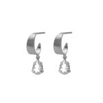 Σκουλαρίκια από ασήμι 925 με Swarovski πέτρες