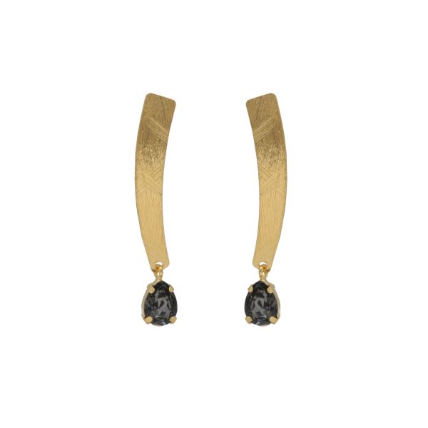 Σκουλαρίκια από ασήμι 925 με Swarovski πέτρες