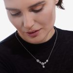 Κολιέ από ασήμι 925 με Swarovski πέτρες - Image 2