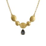 Κολιέ από ασήμι 925 με Swarovski πέτρες
