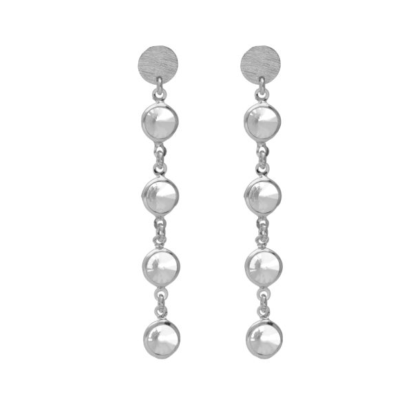 Σκουλαρίκια από ασήμι 925 με Swarovski πέτρες