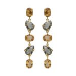 Σκουλαρίκια από ασήμι 925 με Swarovski πέτρες