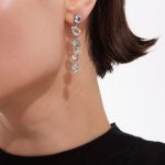Σκουλαρίκια από ασήμι 925 με Swarovski πέτρες - Image 2