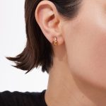 Σκουλαρίκια από ασήμι 925 με Swarovski πέτρες - Image 2