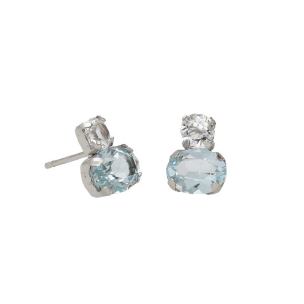 Σκουλαρίκια από ασήμι 925 με Swarovski πέτρες