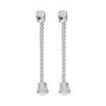 Σκουλαρίκια από ασήμι 925 με Swarovski πέτρες