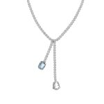 Κολιέ από ασήμι 925 με Swarovski πέτρες