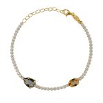 Βραχιόλι από ασήμι 925 με Swarovski πέτρες