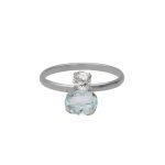 Δαχτυλίδι από ασήμι 925 με Swarovski πέτρες