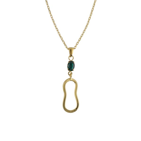 Κολιέ από ασήμι 925 με Swarovski πέτρες