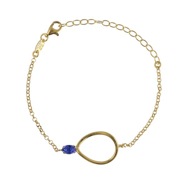 Βραχιόλι από ασήμι 925 με Swarovski πέτρες
