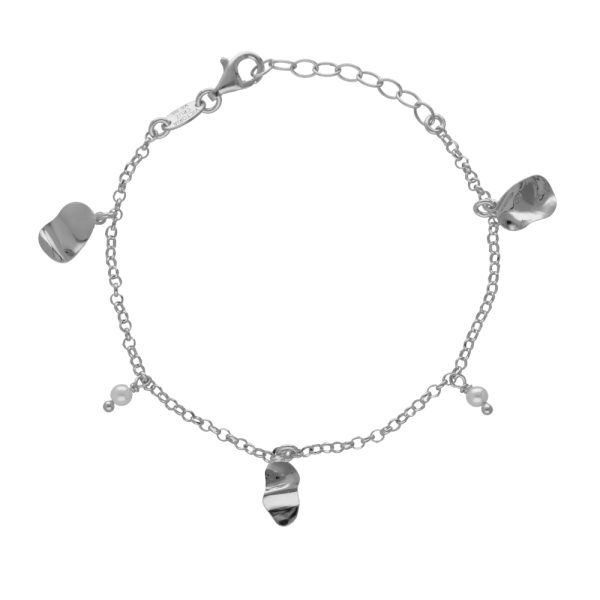 Βραχιόλι από ασήμι 925 με μαργαριτάρι
