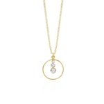 Κολιέ από ασήμι 925 με Swarovski πέτρες