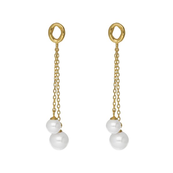 Σκουλαρίκια από ασήμι 925 με μαργαριτάρι