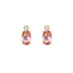 Σκουλαρίκια από ασήμι 925 με Swarovski πέτρες και ζιργκόν