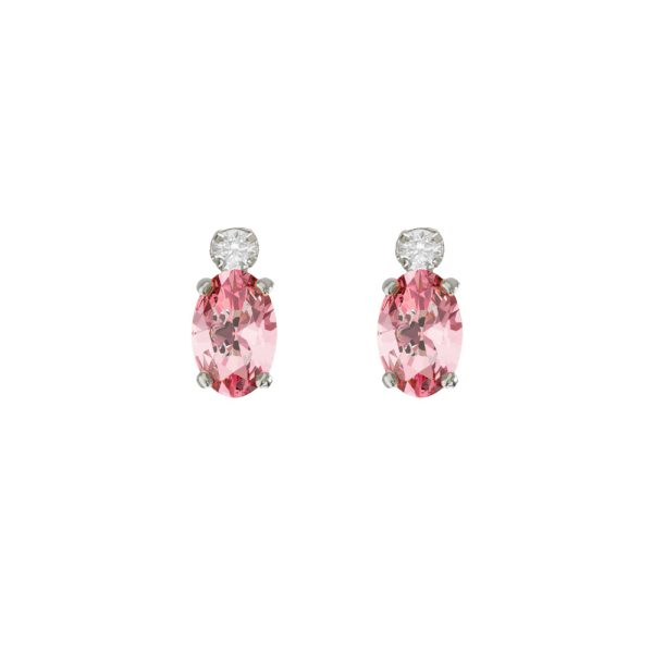 Σκουλαρίκια από ασήμι 925 με Swarovski πέτρες και ζιργκόν
