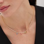 Κολιέ από ασήμι 925 με Swarovski πέτρες και ζιρκόν - Image 2