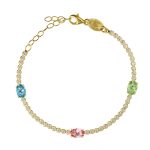 Βραχιόλι από ασήμι 925 με Swarovski πέτρες και ζιργκόν