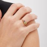 Δαχτυλίδι από ασήμι 925 με Swarovski πέτρες - Image 2