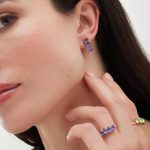 Σκουλαρίκια από ασήμι 925 με Swarovski πέτρες - Image 2