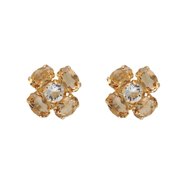 Σκουλαρίκια από ασήμι 925 με Swarovski πέτρες