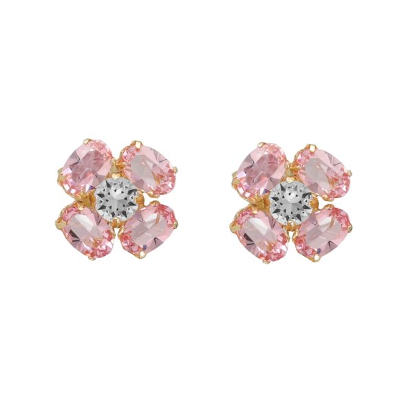 Σκουλαρίκια από ασήμι 925 με Swarovski πέτρες