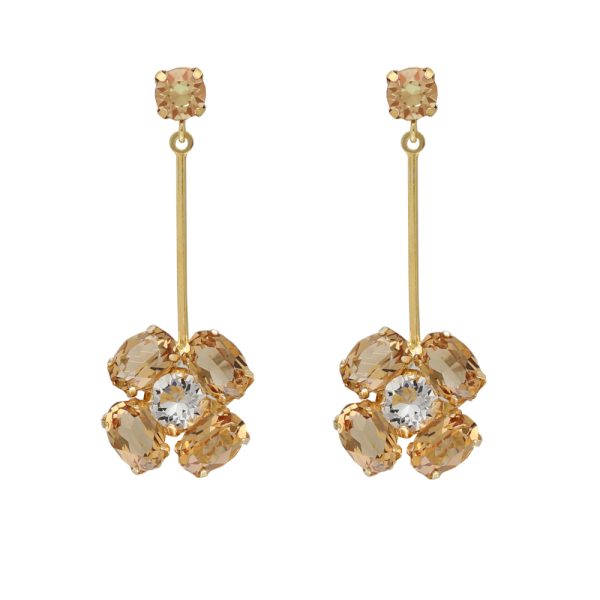 Σκουλαρίκια από ασήμι 925 με Swarovski πέτρες