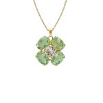 Κολιέ από ασήμι 925 με Swarovski πέτρες