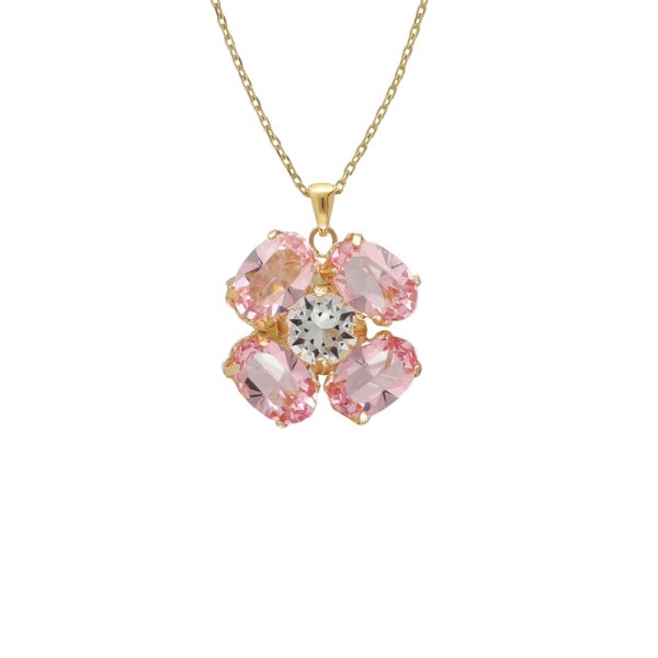 Κολιέ από ασήμι 925 με Swarovski πέτρες