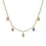 Κολιέ από ασήμι 925 με Swarovski πέτρες