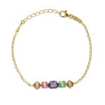 Βραχιόλι από ασήμι 925 με Swarovski πέτρες