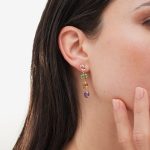 Σκουλαρίκια από ασήμι 925 με Swarovski πέτρες - Image 2