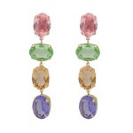 Σκουλαρίκια από ασήμι 925 με Swarovski πέτρες