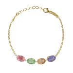Βραχιόλι από ασήμι 925 με Swarovski πέτρες