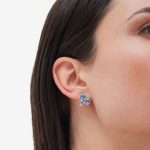 Σκουλαρίκια από ασήμι 925 με Swarovski πέτρες - Image 2