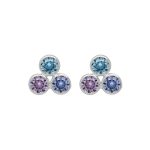 Σκουλαρίκια από ασήμι 925 με Swarovski πέτρες