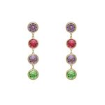 Σκουλαρίκια από ασήμι 925 με Swarovski πέτρες