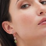 Σκουλαρίκια από ασήμι 925 με Swarovski πέτρες - Image 2