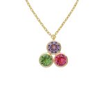 Κολιέ από ασήμι 925 με Swarovski πέτρες
