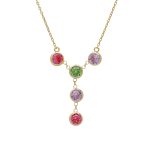 Κολιέ από ασήμι 925 με Swarovski πέτρες