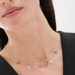 Κολιέ από ασήμι 925 με Swarovski πέτρες - Image 2