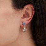 Σκουλαρίκια από ασήμι 925 με Swarovski πέτρες - Image 2