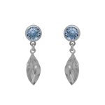 Σκουλαρίκια από ασήμι 925 με Swarovski πέτρες
