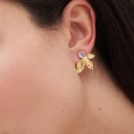 Σκουλαρίκια από ασήμι 925 με Swarovski πέτρες - Image 2