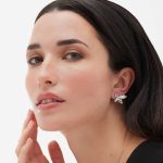 Σκουλαρίκια από ασήμι 925 με Swarovski πέτρες - Image 3