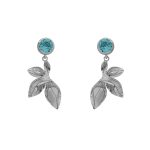 Σκουλαρίκια από ασήμι 925 με Swarovski πέτρες