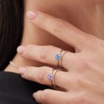 Δαχτυλίδι από ασήμι 925 με Swarovski πέτρες - Image 3