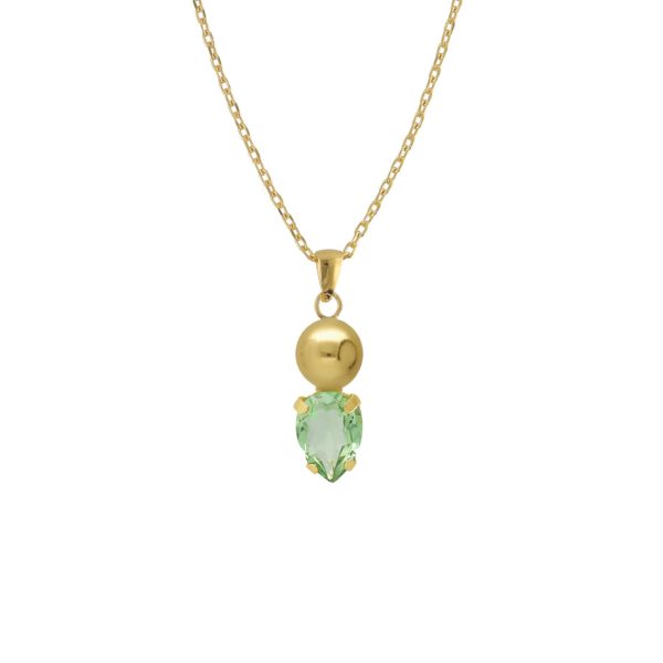 Κολιέ από ασήμι 925 με Swarovski πέτρες