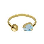 Δαχτυλίδι από ασήμι 925 με Swarovski πέτρες