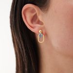 Σκουλαρίκια από ασήμι 925 με Swarovski πέτρες - Image 2